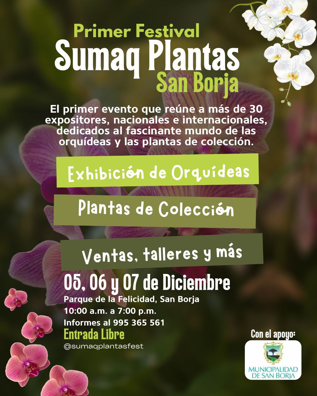 Primer Festival «Sumaq Plantas» San Borja