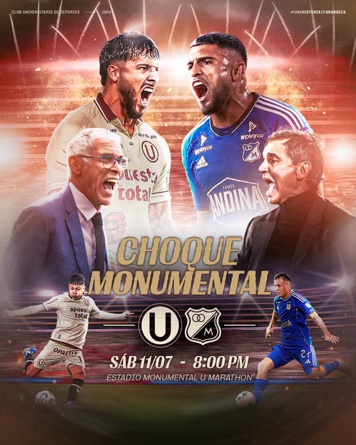 🔴⚪ ¡Noche de reencuentros en Ate! Universitario se medirá ante Millonarios en el Monumental