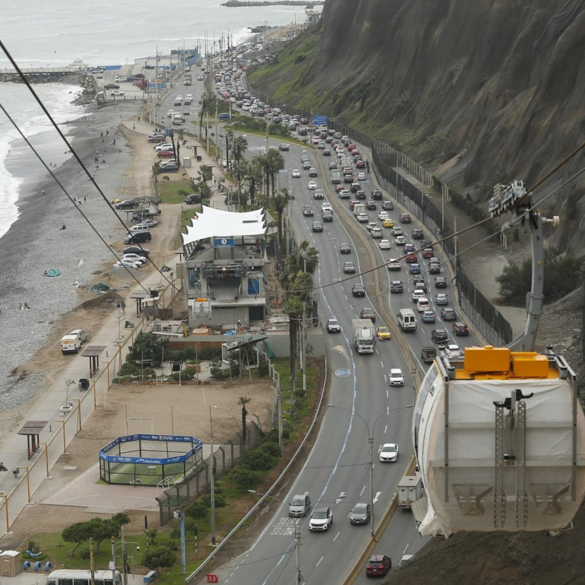 🚡 Teleférico Turístico Vaivén Miraflores alcanza el 91% de avance y proyecta apertura a fines de agosto